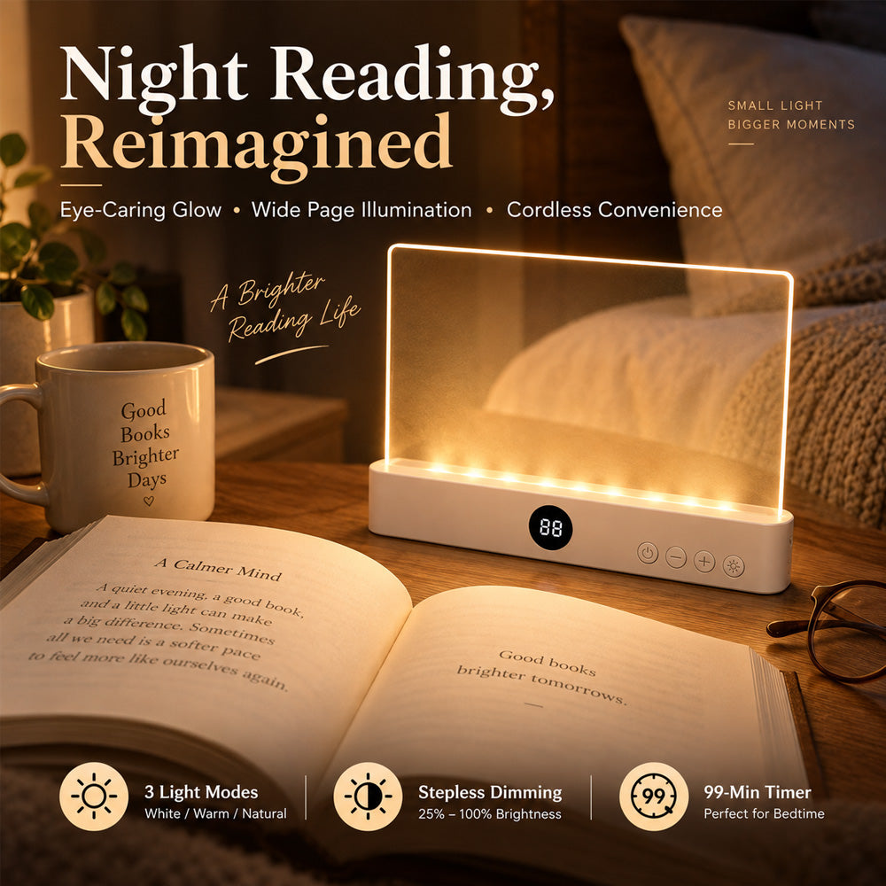 Celsiora®  Rechargeable LED Reading Light