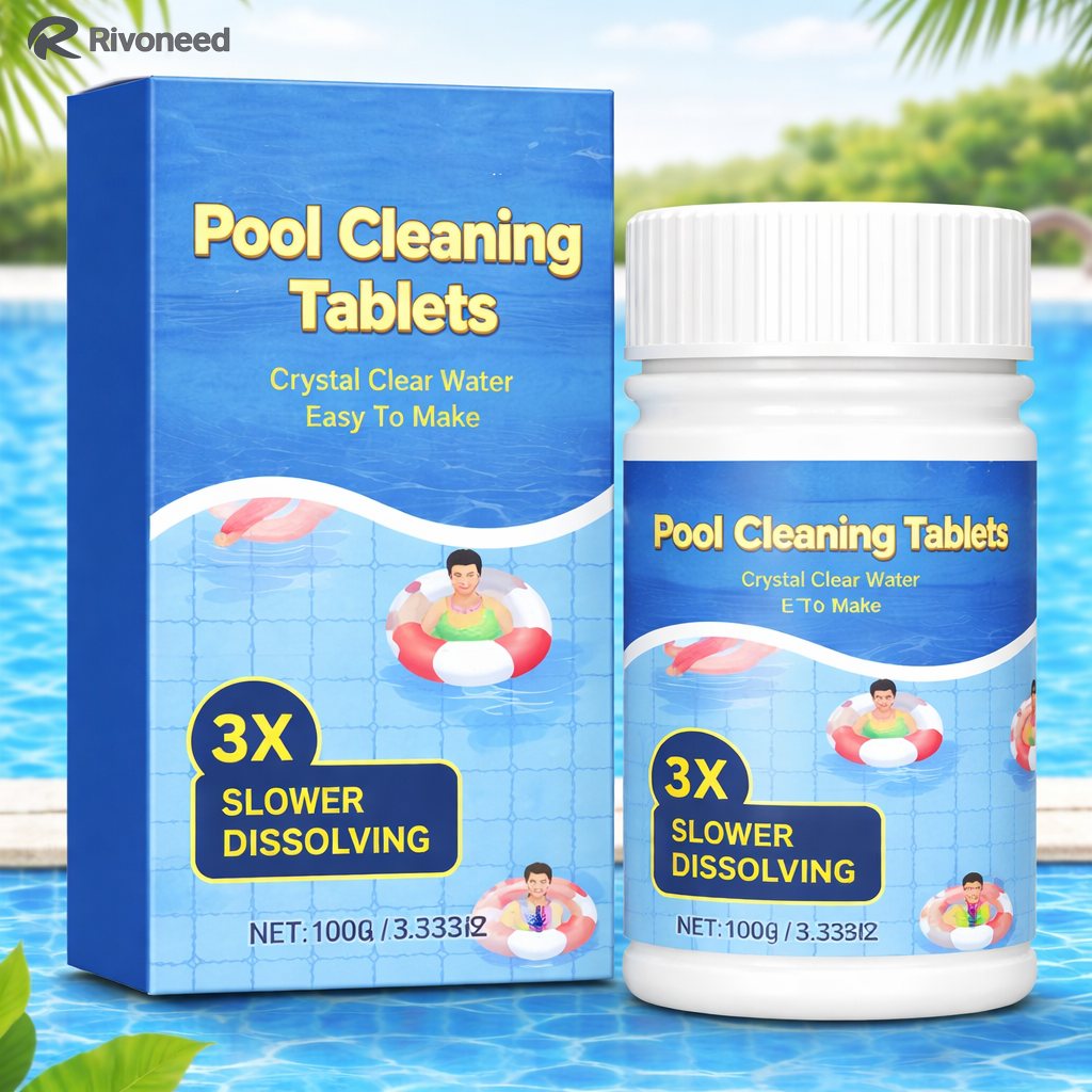 ✨ Pool Cleaning Tablets | For Sparkling Crystal Clear Water