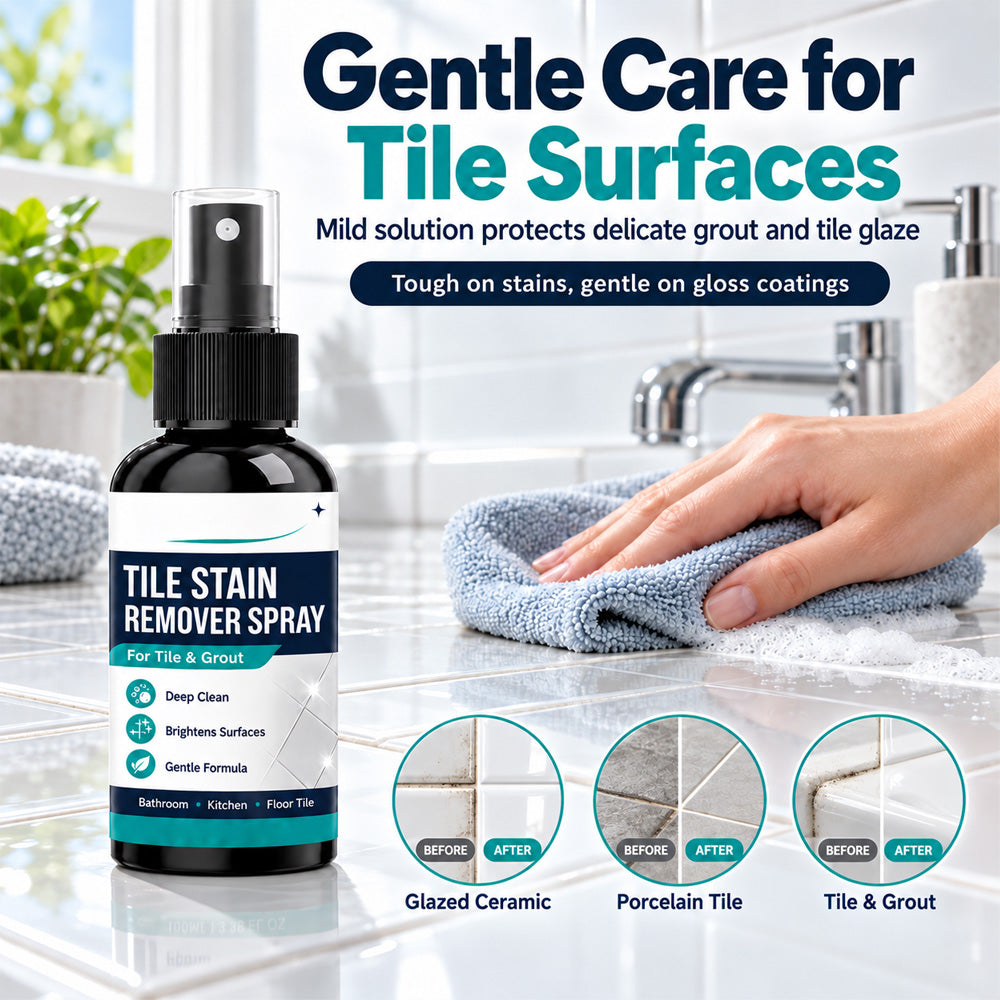🏆 Buy 1 Get 1 FREE! ⚡ Fast-Acting Grout & Mold Remover Spray for Tiles, Bathrooms, Showers, Kitchens & Floor Grout