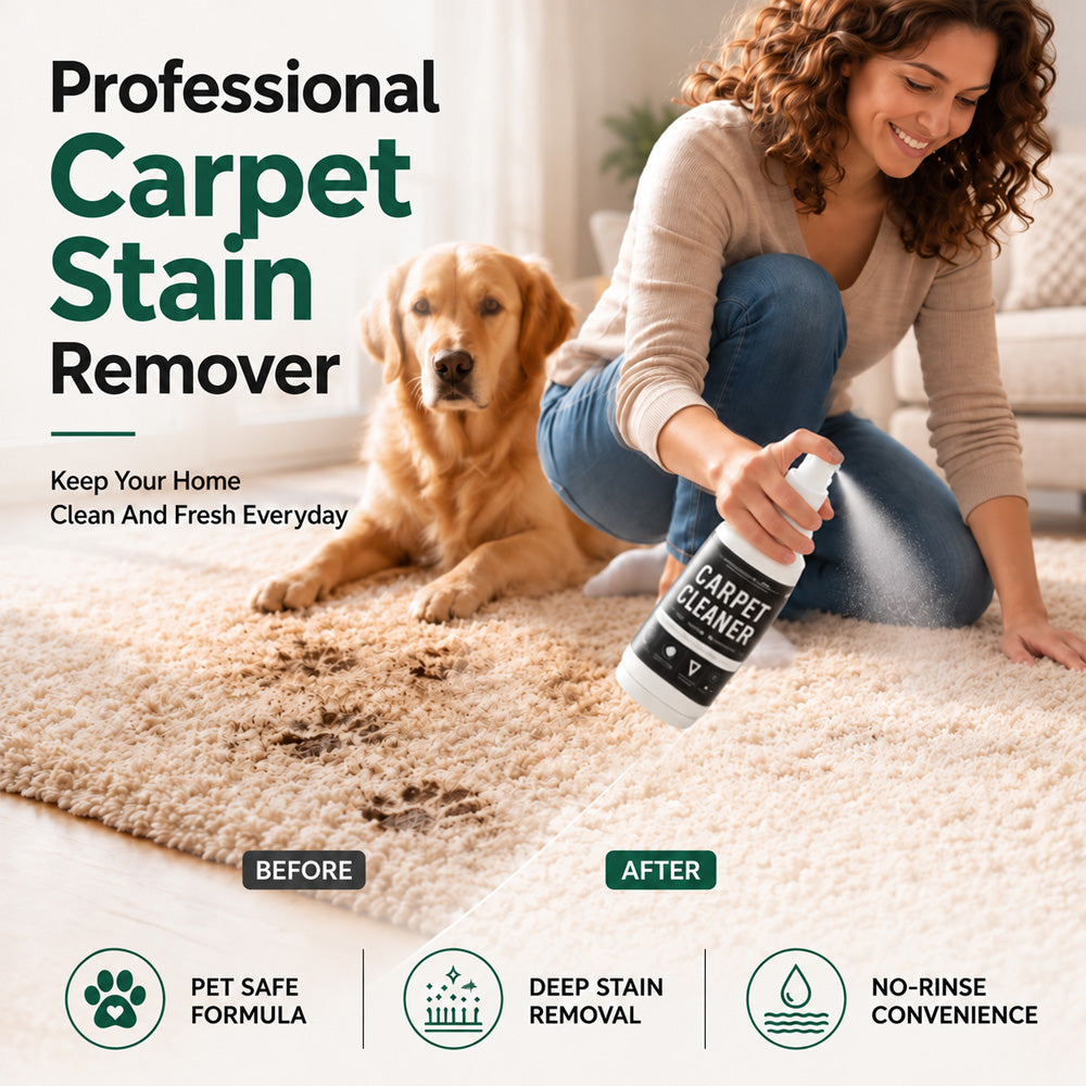 🏆 🏆 Buy 1 Get 1 Free🎁 Deep Clean Carpet Spray – Industrial-Strength Formula | Perfect for Auto Interiors, Sofas & Rugs, Effortless Stain Removal ✨