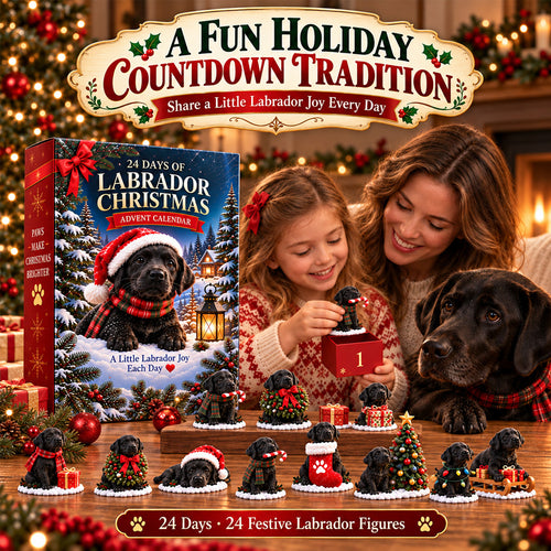 ⏳ Last day to save 50% 🎄 24 Days of Labrador Christmas – Black Lab Advent Calendar 🐾