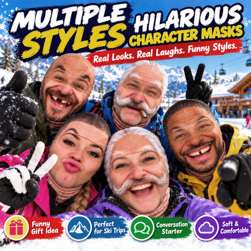 ⏳ Save 49% Today Only! 😂 Funny Thermal Balaclava – Warm, Soft & Stretchy ☁️ Hilarious Designs & 4 Ways to Wear for Skiing, Outdoor Adventures & Everyday Comfort 🎿❄️