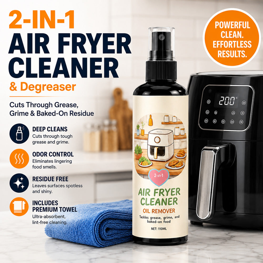 🔥 Sale 50% OFF!✨2-in-1 Air Fryer Cleaner and Degreaser Spray