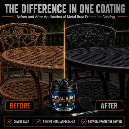 🥳2026 HOT SALE🥳💞50K+ SOLD!🔧🏠 60% OFF! Metal Rust Protection Black Repair Paste – Restores rusty gates, railings & tools. Forms protective coating – no need to replace! 🛡️✨