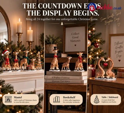 🦒 24 Days of Giraffe Christmas — 24 Unique Holiday Characters