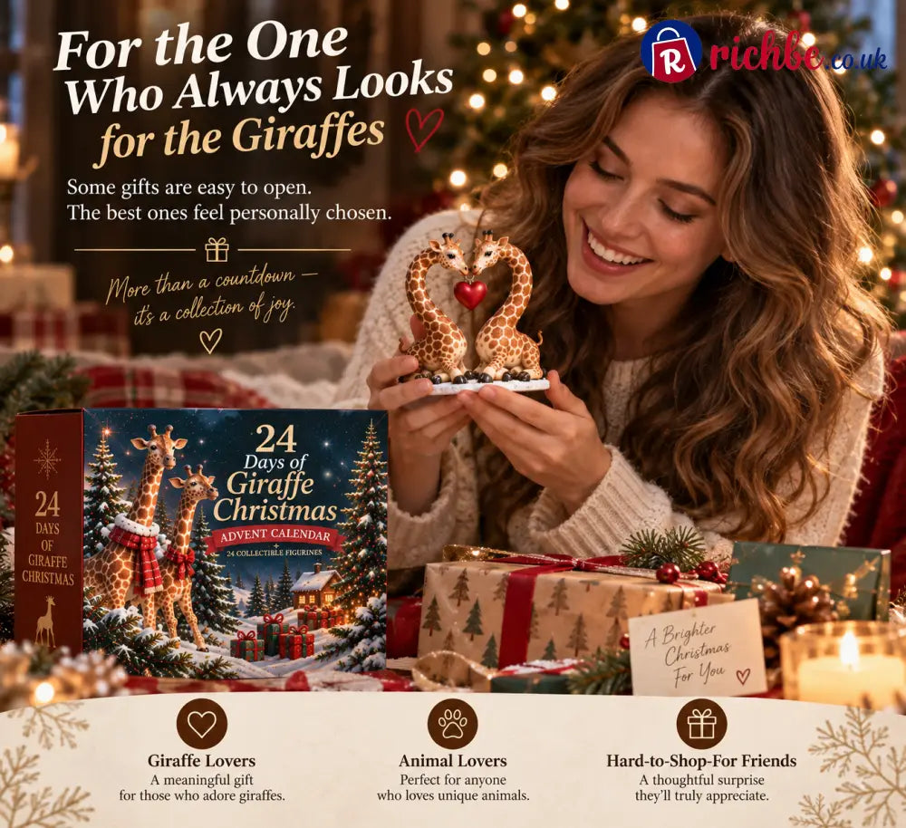 🦒 24 Days of Giraffe Christmas — 24 Unique Holiday Characters
