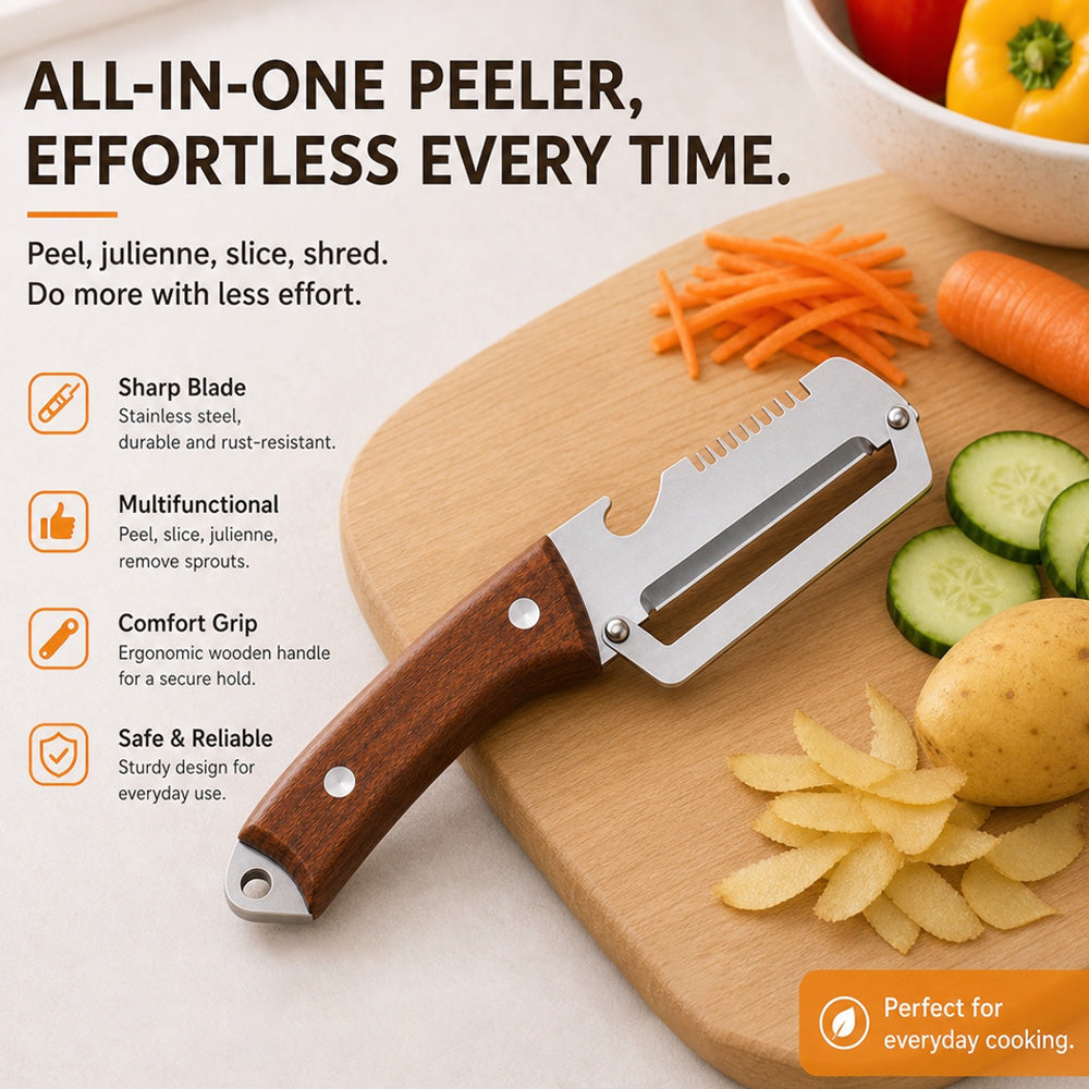 BUY 1 – GET 1 FREE: Multifunctional peeler