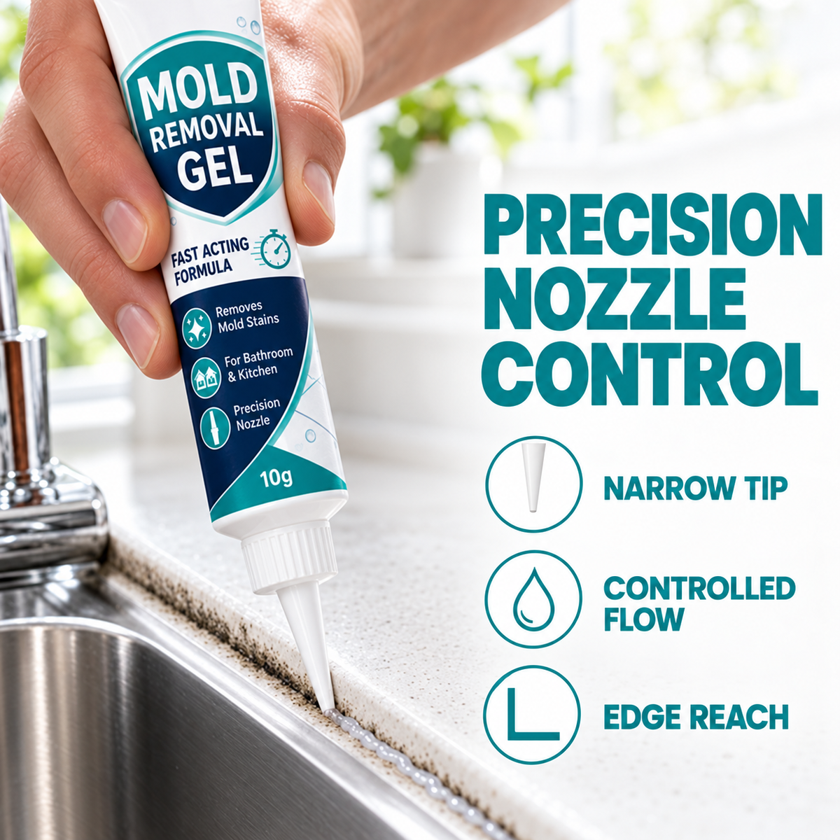 Household Mold Remover Gel for Bathroom & Kitchen