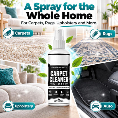 💥👀Shockingly low price!⏰🧼No-Scrub Deep Clean Carpet Spray | No Rinse Spot Stain Remover For Pet Paws 🐾, Coffee Spills ☕, Sofa & Car Upholstery 🚗