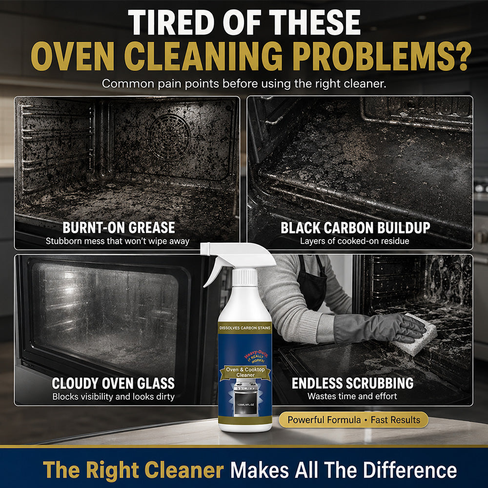 💥 LAST DAY SALE｜50% OFF 🌻Heavy Duty Oven & Cooktop Cleaner Spray 🔥