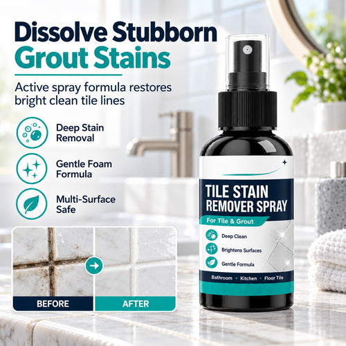 🏆 Buy 1 Get 1 FREE! ⚡ Fast-Acting Grout & Mold Remover Spray for Tiles, Bathrooms, Showers, Kitchens & Floor Grout