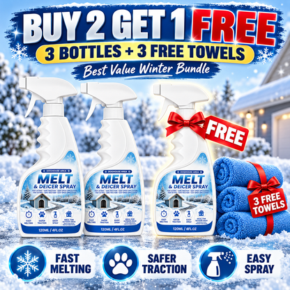 👑 LIMITED-TIME 50% OFF WINTER SPACIAL OFFER! |🐾 Fast Pet-Safe Outdoor De-Icing & Snow Melting Spray❄️