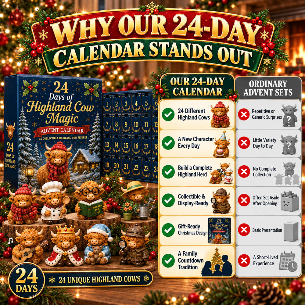 🐮 24 Days of Highland Cow Advent Calendar