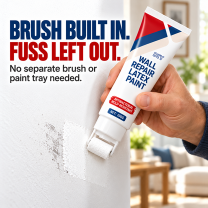🔥 50% OFF Today Only! 🏠✨ Waterproof Wall Repair Paste with Built-In Roller – Quick & Easy Fixes for Cracks, Marks & Wall Imperfections💕