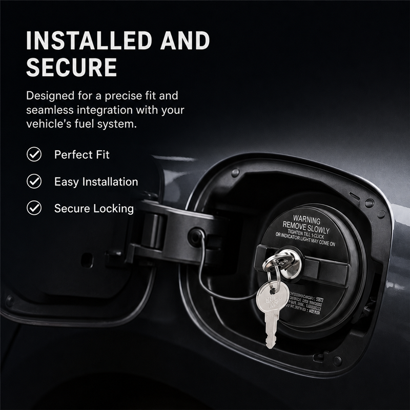 🔒 Locking Fuel Cap – Direct Replacement for 7730047020, Anti-Theft, Precision Seal, Prevents Fuel Vapor Leak