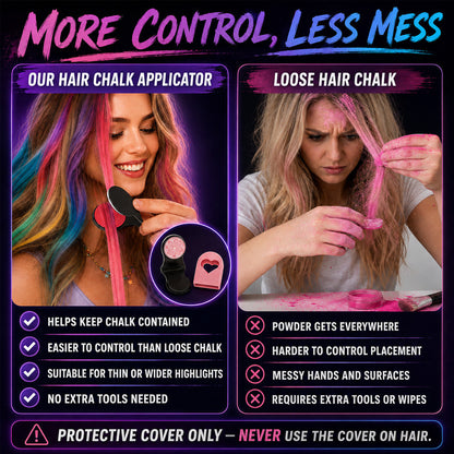 🔥 LIMITED-TIME OFFER –50% OFF! 🌈 12-Color Temporary Hair Chalk Set for Halloween, Parties & Festivals 🎃