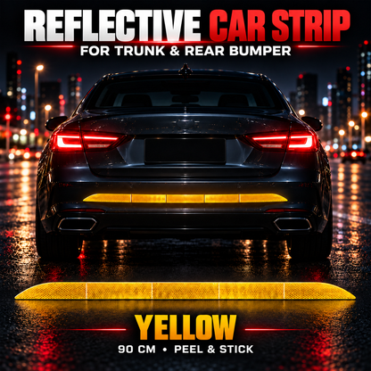 🚗 LIMITED‑TIME 50% OFF! 🔥Reflective Car Sticker Strips for Trunk & Rear Bumper