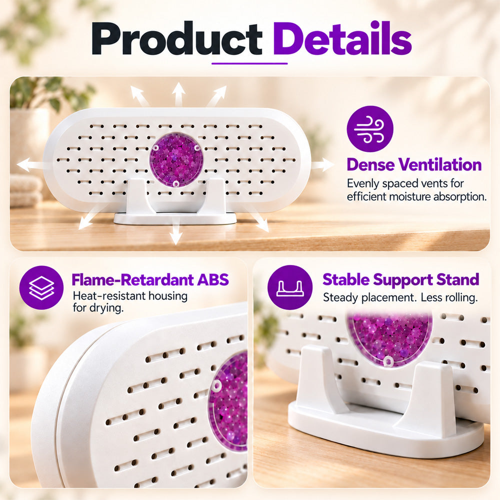 ⏰ Mini Reusable Dehumidifier – Portable Moisture Absorber for Home, Closet & Bathroom upsell