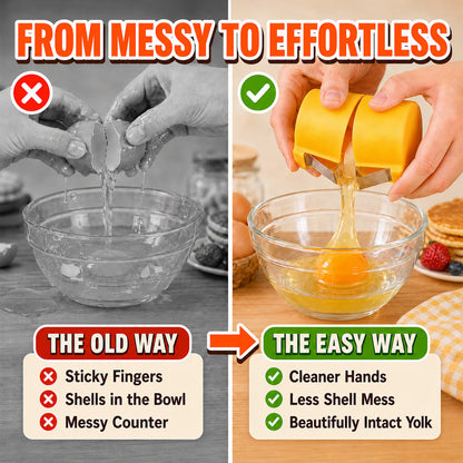 🔥🔥🔥Limited-time 😮‍💨 Buy 1 Get 1 Free ！！！🍳 Quick Egg Cracker Tool – Open Hundreds Of Eggs Faster & Cleaner 🔥