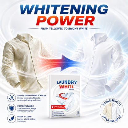 🤍 50% OFF Today Only – Restore Yellowed Whites Fast