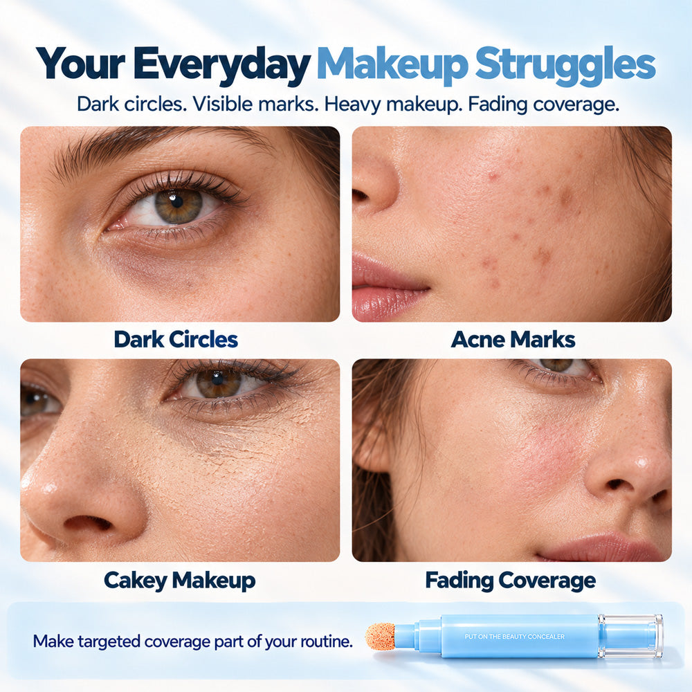 🔥💙Multipurpose Concealer & Foundation Eye Concealer -👍24-hour Long-lasting