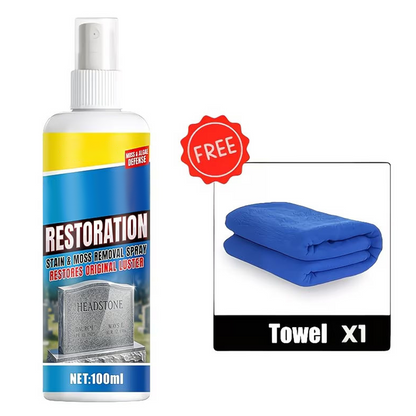 upsell 60% off⏰BUY 2 GET 1 FREE!🎁Headstone Cleaning & Restoration Spray – Remove Stains Instantly