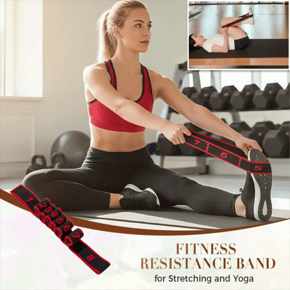 🧘‍♀️ Stretch deeper, move more freely – Resistance band, wherever you are
