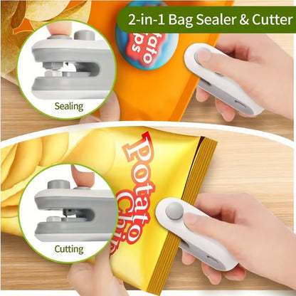 🔥Mini Bag Sealer with Cutter and Magnet-Remifa®