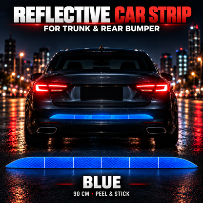🚗 LIMITED‑TIME 50% OFF! 🔥Reflective Car Sticker Strips for Trunk & Rear Bumper