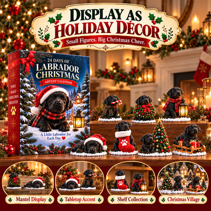 ⏳ Last day to save 50% 🎄 24 Days of Labrador Christmas – Black Lab Advent Calendar 🐾