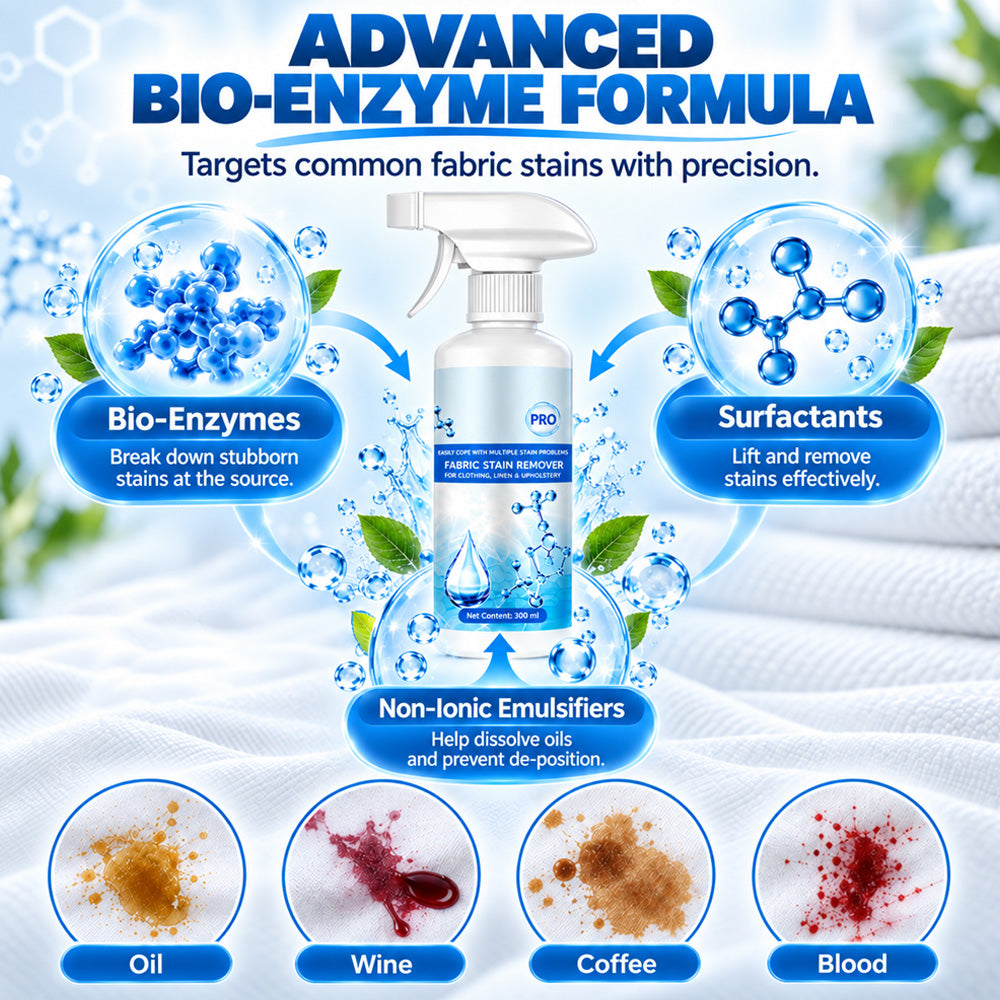 🔥40% OFF🎉All-in-One Powerful Stain Remover Clothes Dry-Clean Spray🧼