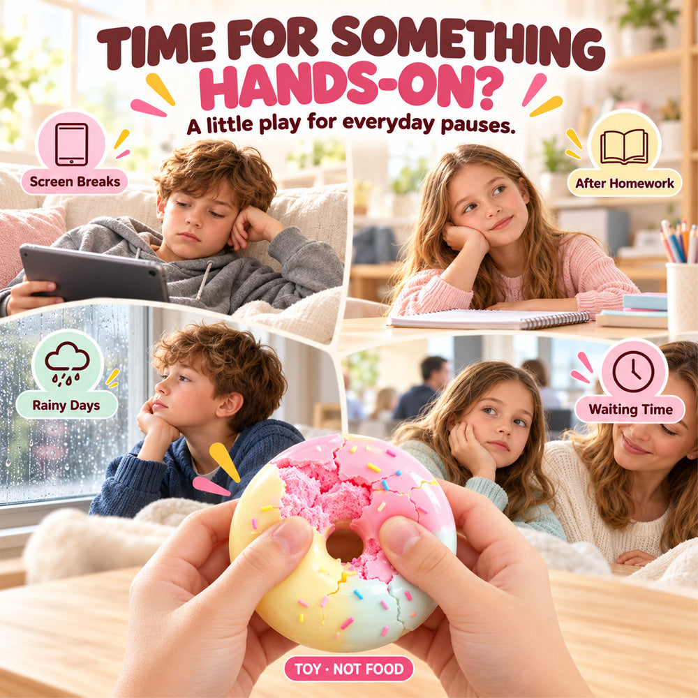 🍩 Crack & Squish Doughnut – Satisfying Sensory Toy & Fun Little Gift 🎁