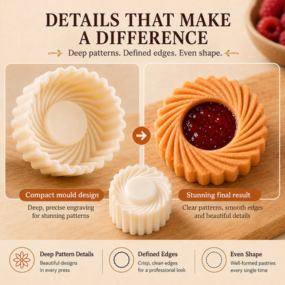 🥮🥮Creative Double-Ended Pastry Mold – 2-in-1 Design for Easy & Beautiful Baking