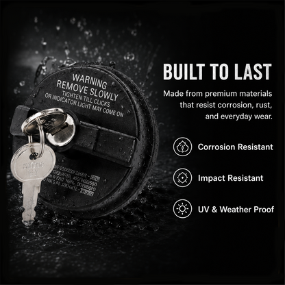 🔒 Locking Fuel Cap – Direct Replacement for 7730047020, Anti-Theft, Precision Seal, Prevents Fuel Vapor Leak