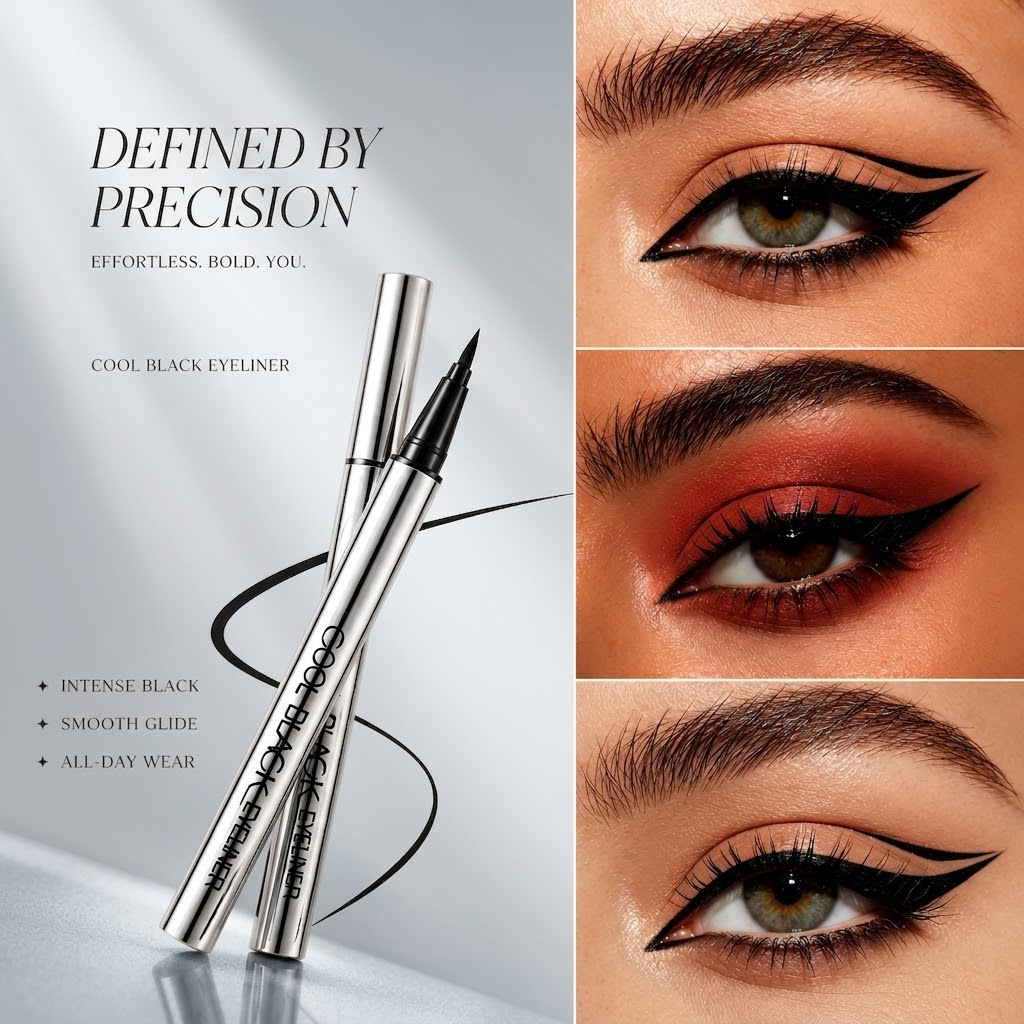 ⏰✨BUY 1 GET 1 FREE 🔥Waterproof & Smudge-Proof Eyeliner