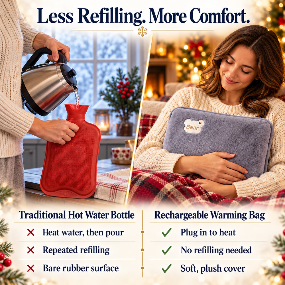 🎄 Christmas Sale 🔥 – Rechargeable hot water bottles, heat packs, explosion-proof heat pads🎁