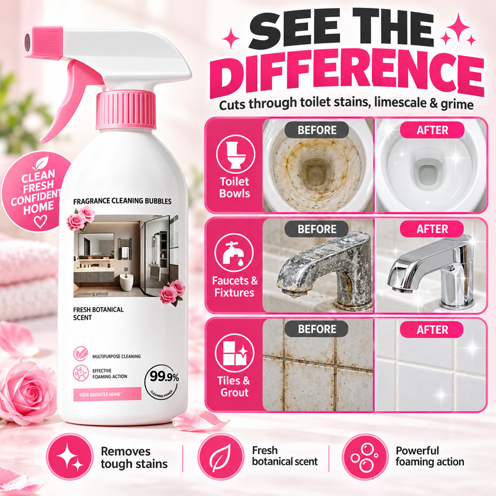 🚿🧽Multi‑Purpose Bathroom Cleaner – Limescale Remover, Mild Formula, Fresh Scent💦