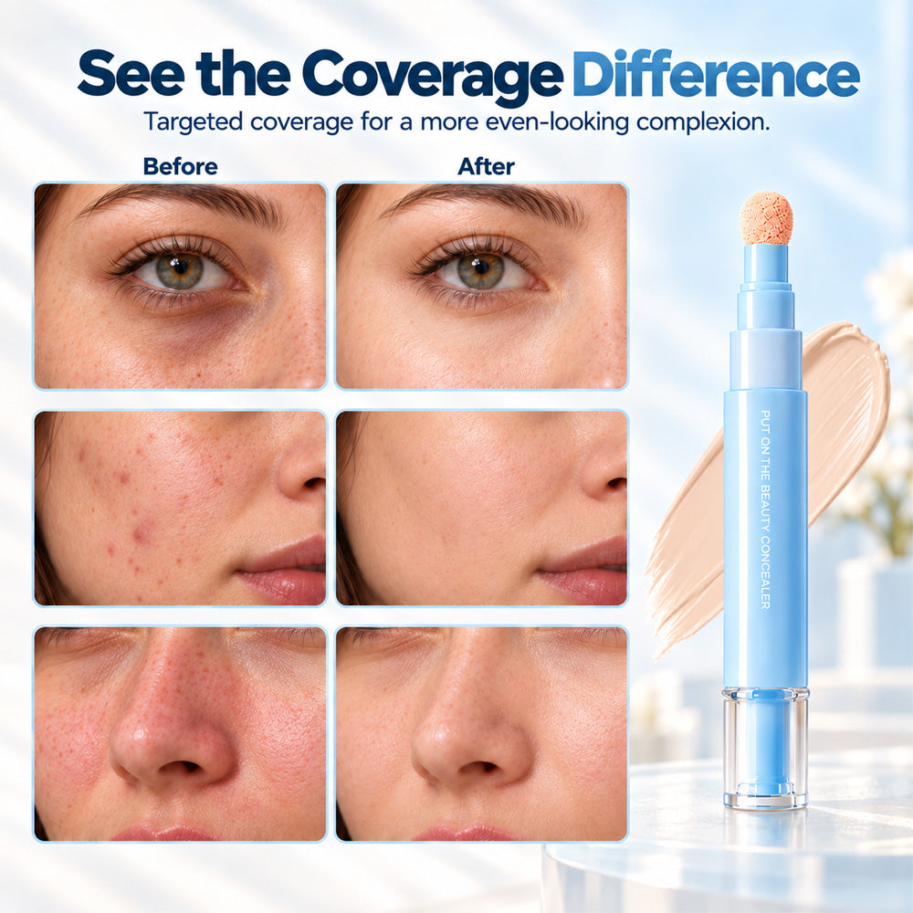 🔥💙Multipurpose Concealer & Foundation Eye Concealer -👍24-hour Long-lasting