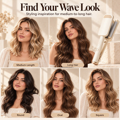 🎁2026 New Arrivals 50% OFF💥Wavy Curling Iron – Salon shine & heat protection