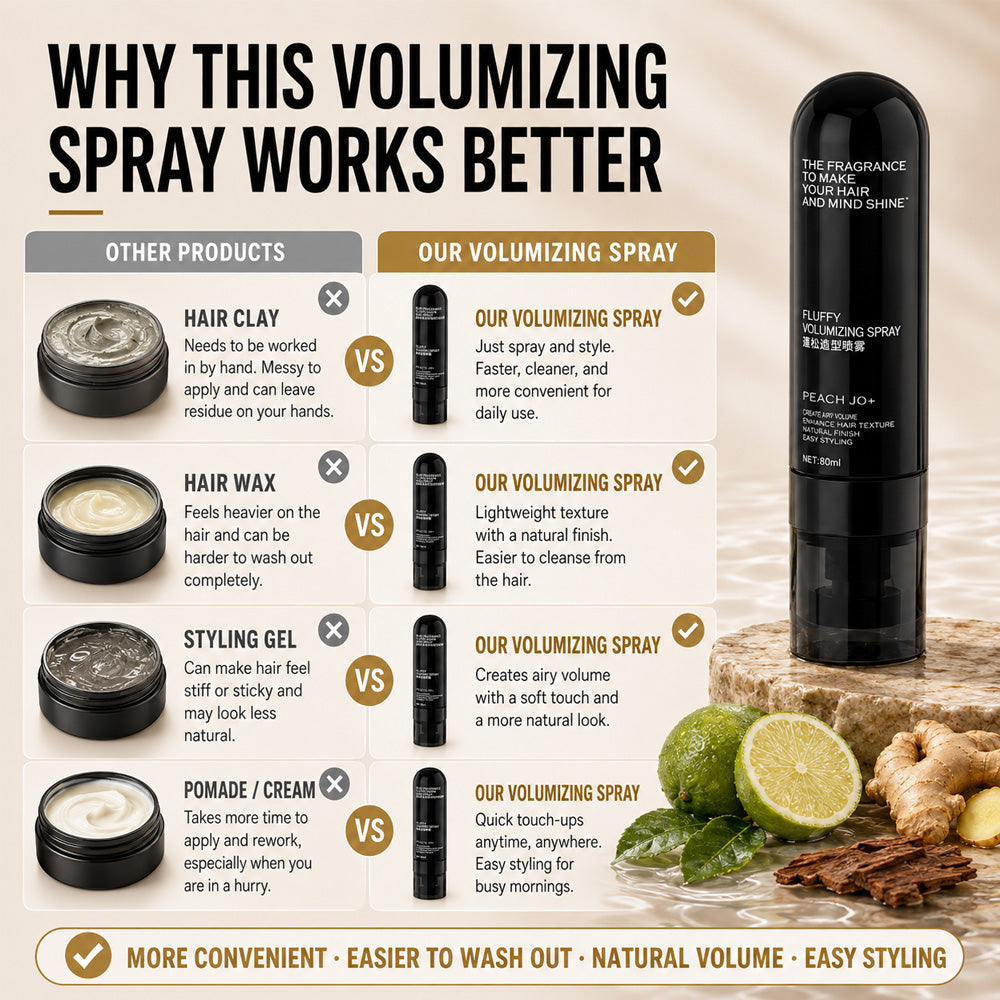🎉Limited Time 💥Buy 3 Get 2 Free🌸Salon-Quality Volumizing Spray | Fluffy, Bouncy Hair With Lightweight All-Day Hold ✨