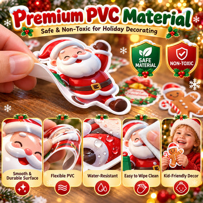 🥳New! Introductory Price - Half Price today🎄 Light-Up Christmas Wall Decals | No Drill, No Wires, Instant Holiday Glow 🎄