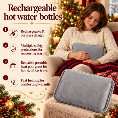 🎄 Christmas Sale 🔥 – Rechargeable hot water bottles, heat packs, explosion-proof heat pads🎁