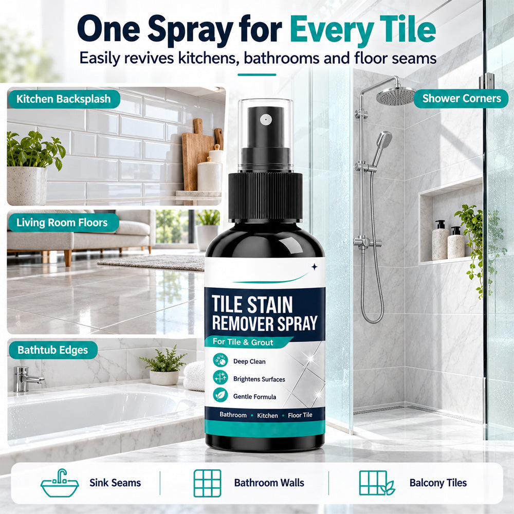 🏆 Buy 1 Get 1 FREE! ⚡ Fast-Acting Grout & Mold Remover Spray for Tiles, Bathrooms, Showers, Kitchens & Floor Grout