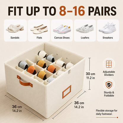 🔥 49% OFF | Shoe Chaos? Fixed! 👟 Smart Shoe Organizer