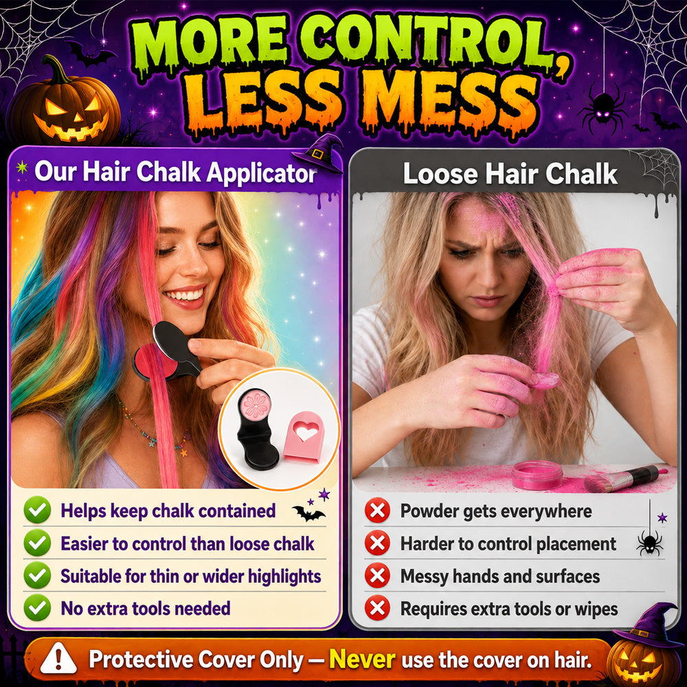 🔥Last Day 50% OFF🌈12-Color Temporary Hair Chalk Applicator Set🎁