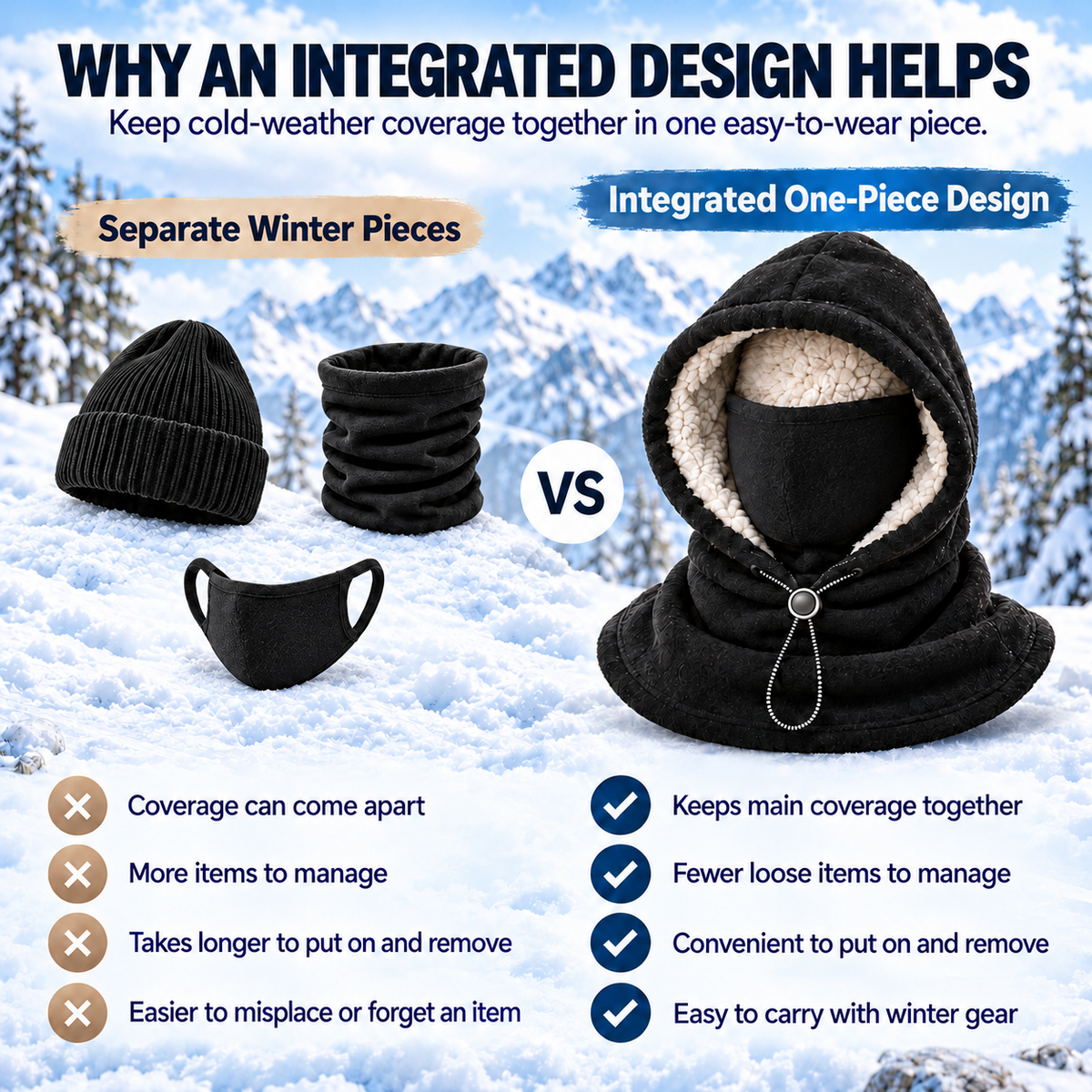 50% OFF | ❄️🔥Winter Essential Balaclava Hood 🧣– 3-in-1 Warm Face & Neck Coverage for Everyday Outings | Affordable Cold-Weather Must-Have