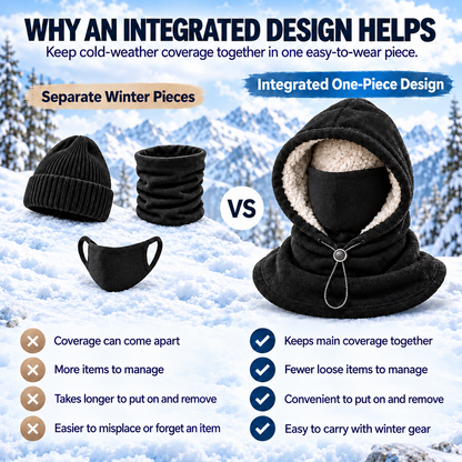 50% OFF | ❄️🔥Winter Essential Balaclava Hood 🧣– 3-in-1 Warm Face & Neck Coverage for Everyday Outings | Affordable Cold-Weather Must-Have