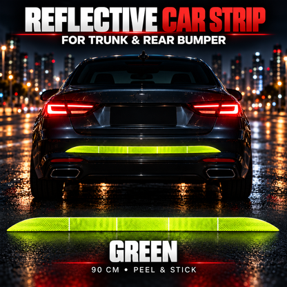 🚗 LIMITED‑TIME 50% OFF! 🔥Reflective Car Sticker Strips for Trunk & Rear Bumper