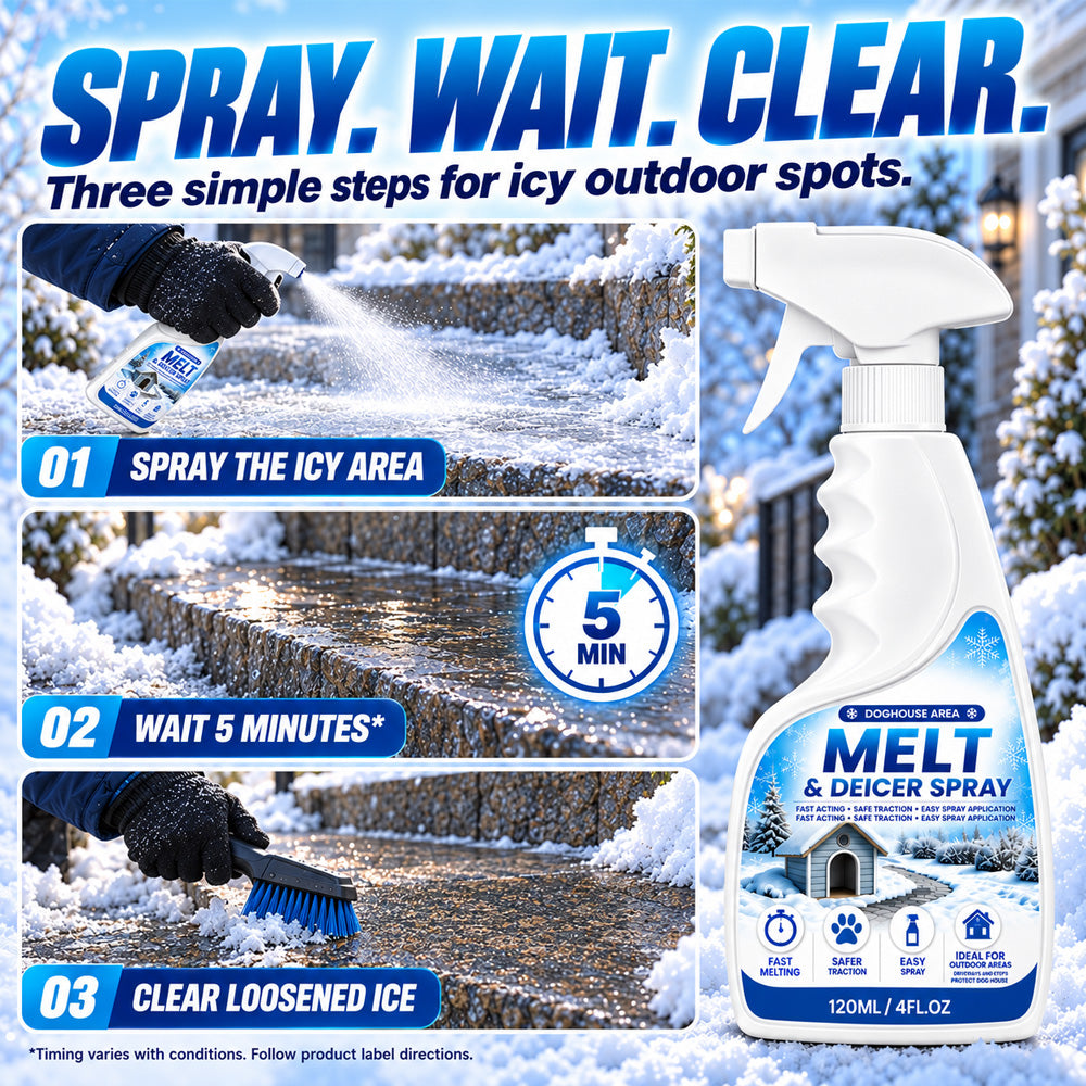 upsell🐾 Fast Pet-Safe Outdoor De-Icing & Snow Melting Spray❄️