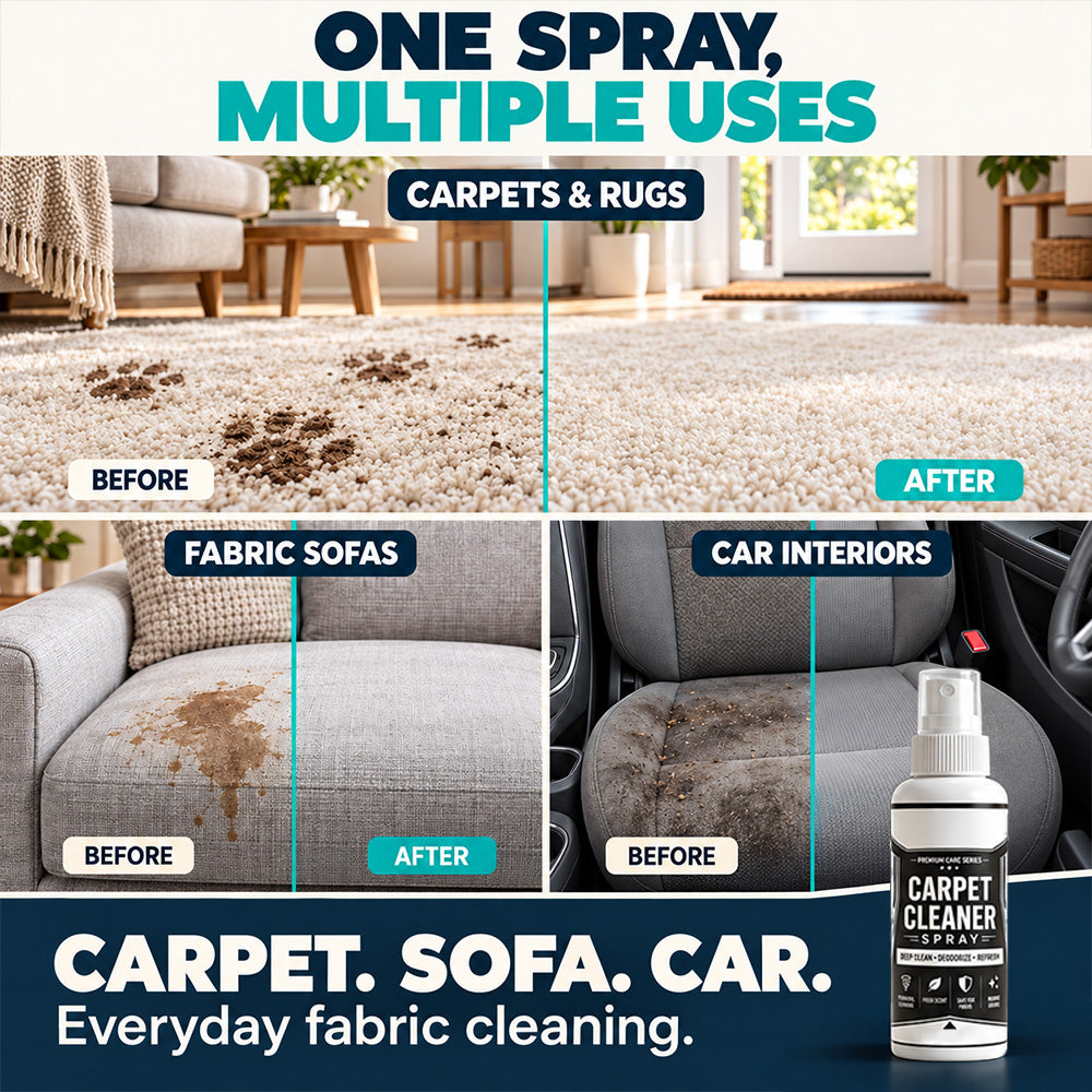 UPSELL 🏆Last Day Buy 1 Get 1 Free🎁 Deep Clean Carpet Spray – Industrial-Strength Formula | Perfect for Auto Interiors, Sofas & Rugs, Effortless Stain Removal ✨